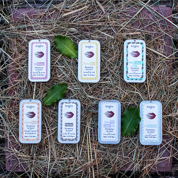 Kuwaloo Care | Why Natural Lip Balms | Collection | Balms in Metal Tins