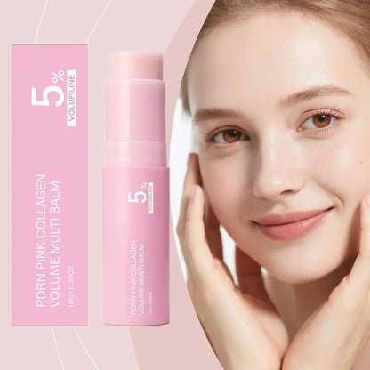 Pink Collagen Volume Multi Balm – 5% Volufiline Hydrating Face & Body Balm