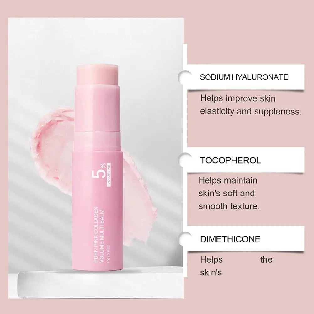 Pink Collagen Volume Multi Balm – 5% Volufiline Hydrating Face & Body Balm