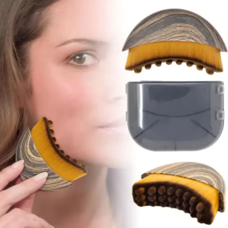 Sculpt & Glow Facial Massage Brush – Dual-Sided Lymphatic Massage & Facial Wellness Tool
