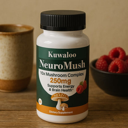 Kuwaloo NeuroMush 10X Mushroom Complex Gummies  – 60 Vegan Chews