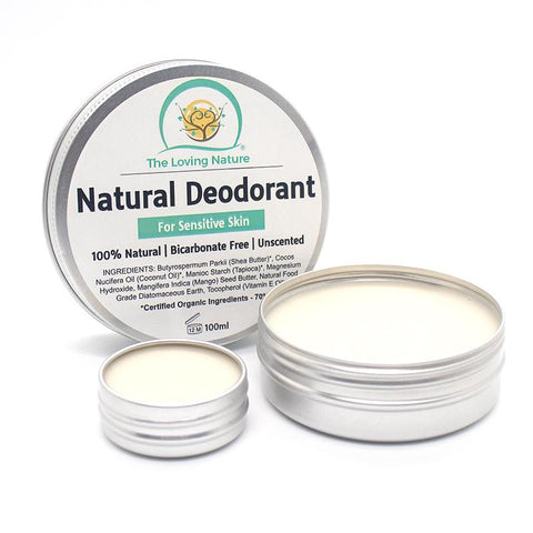 Natural Deodorant For Sensitive Skin – Unscented