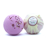 'Rose' Vegan Bath Bomb - Enriched with Organic Oils & Butters | Kuwaloo Care