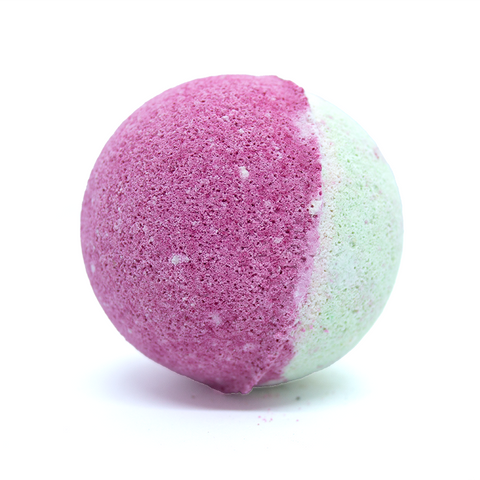 'Watermelon' Vegan Bath Bomb - Enriched with Organic Oils & Butters | Kuwaloo Care