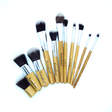 Bamboo Makeup Brushes - Kit - Kuwaloo Care