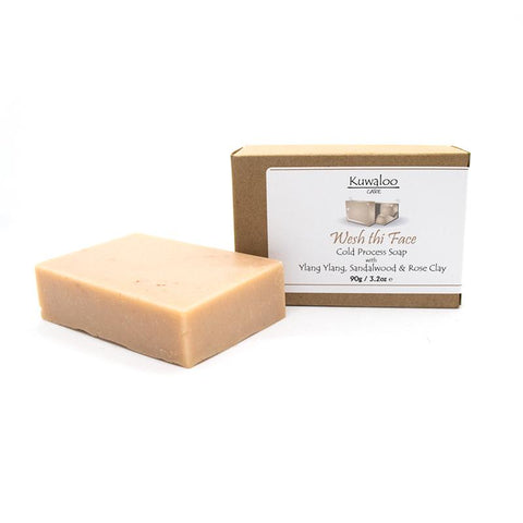 'Wesh Thi Face' Soap 90g - Ylang Ylang, Sandalwood & Rose Clay